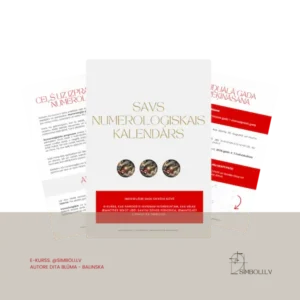 Savs numeroloģijais kalendārs. E-kurss