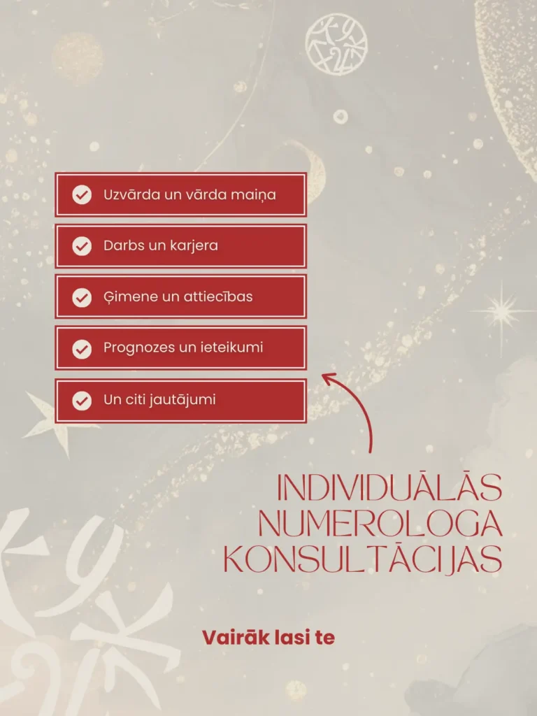 numerologa konsultācijas