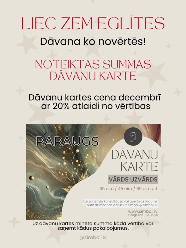 Ziemassvētku dāvanu karte numeroloģijai online